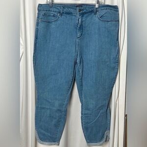 NYDJ Ami Skinny Ankle Blue Jeans Size 20W